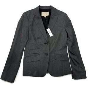 Banana Republic Blazer‎ Womens Sz 2 Gray New NWT Career Work Dress Formal $150